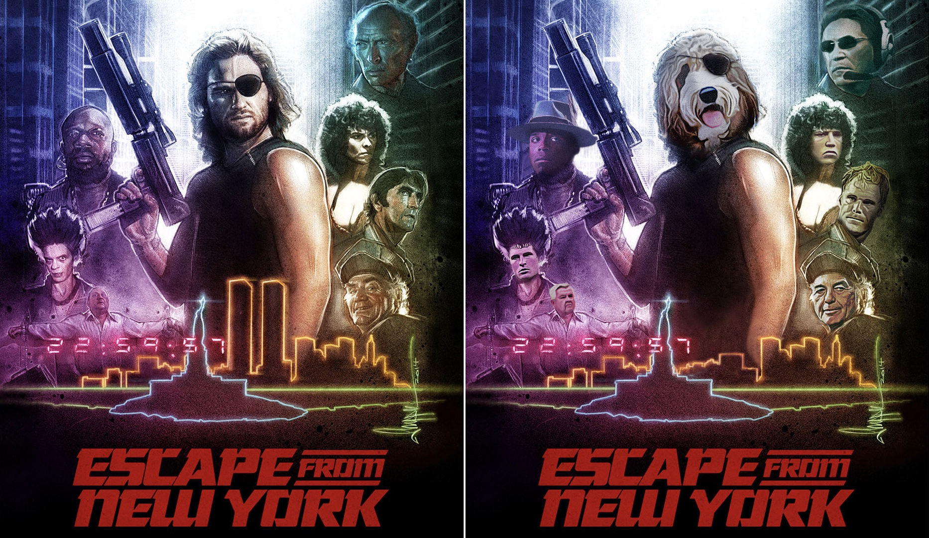 Movie poster editing